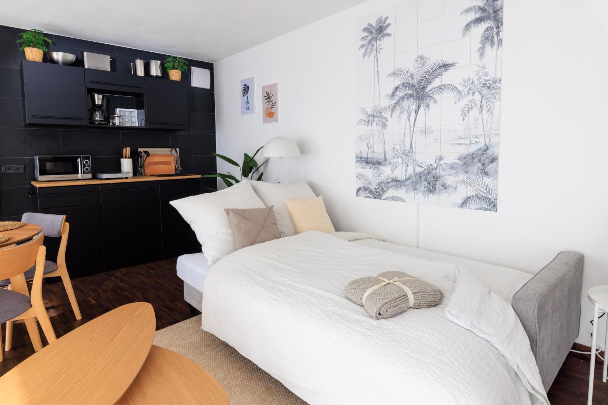 Global Living - Design Apartment I Rathausplatz I Kitchen I 奥格斯堡 外观 照片